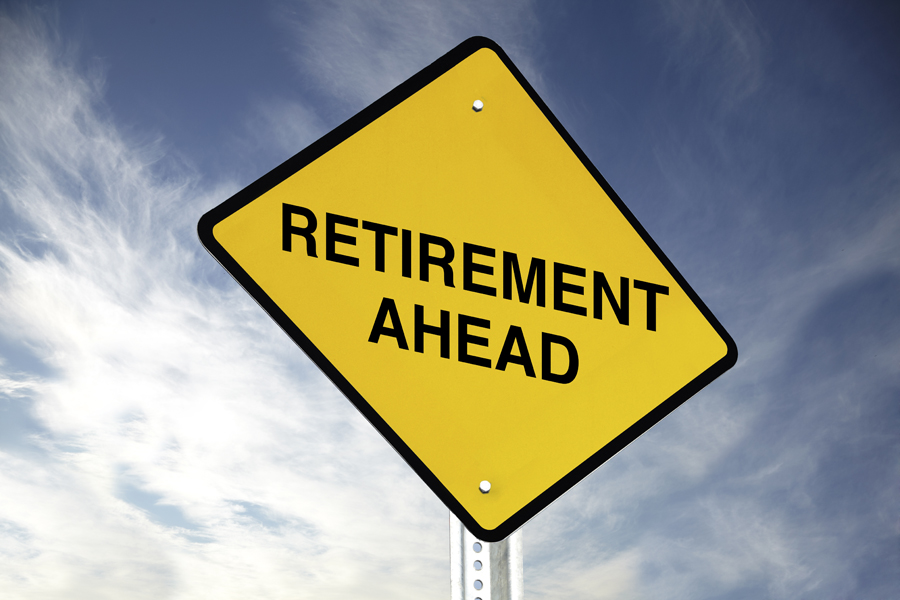 Retirement Ahead Sign