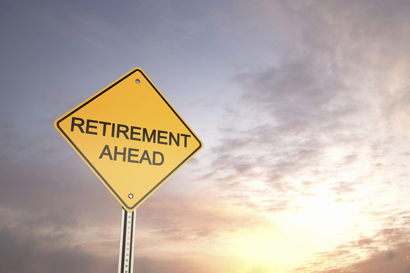 Retirement Ahead Sign