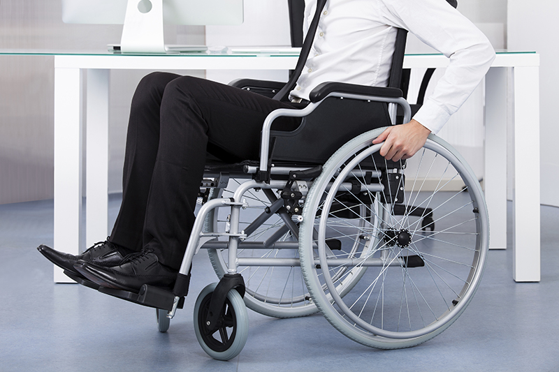 businessman in wheelchair