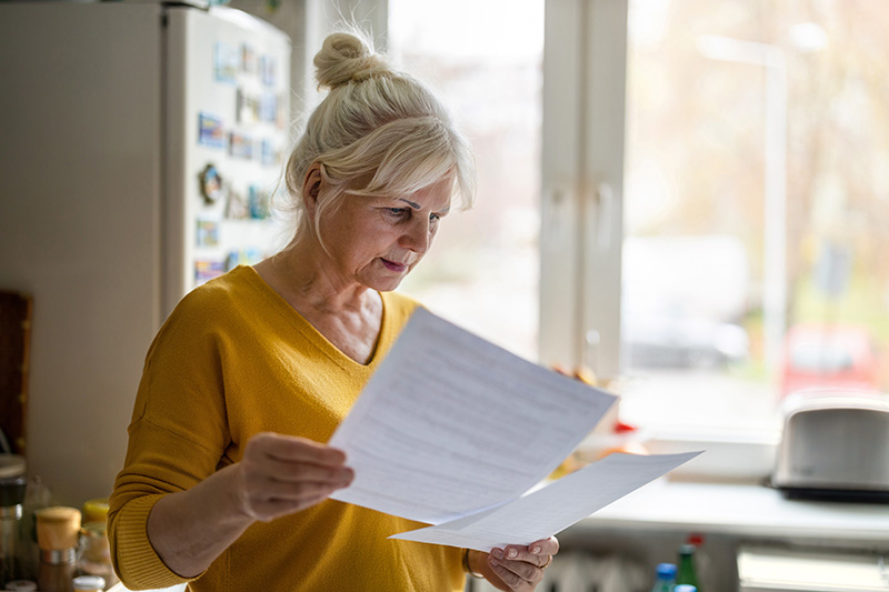 Woman Reading Letter