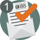 Professional letter evaluation icon
