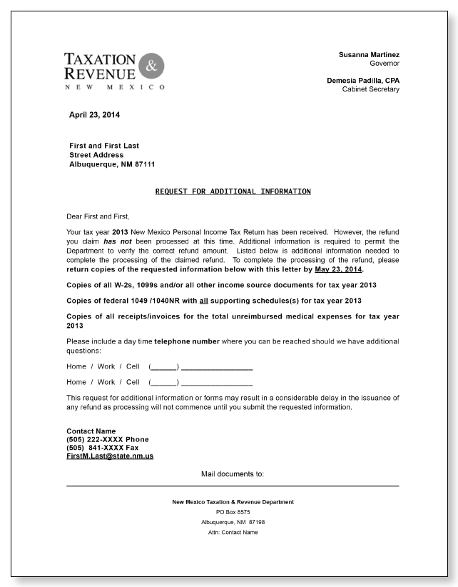 business refund letter