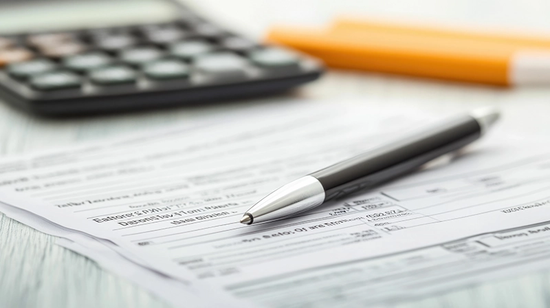 documents with calculator