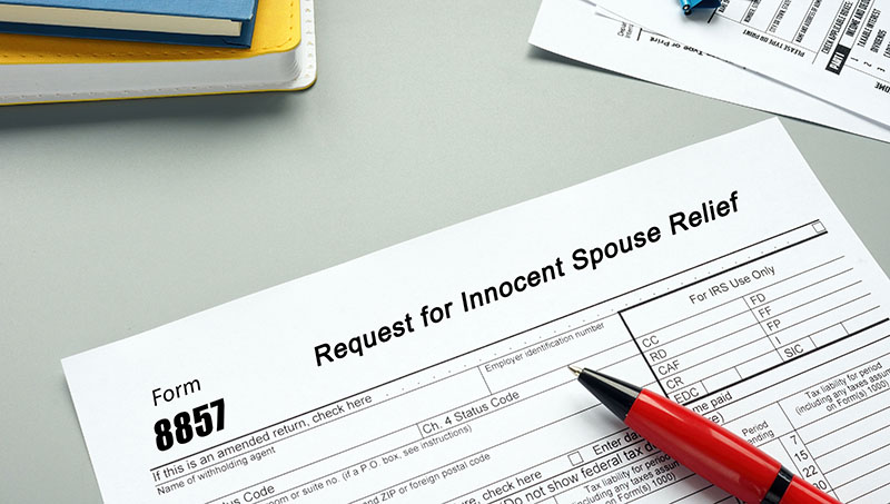 Innocent Spouse Relief Form