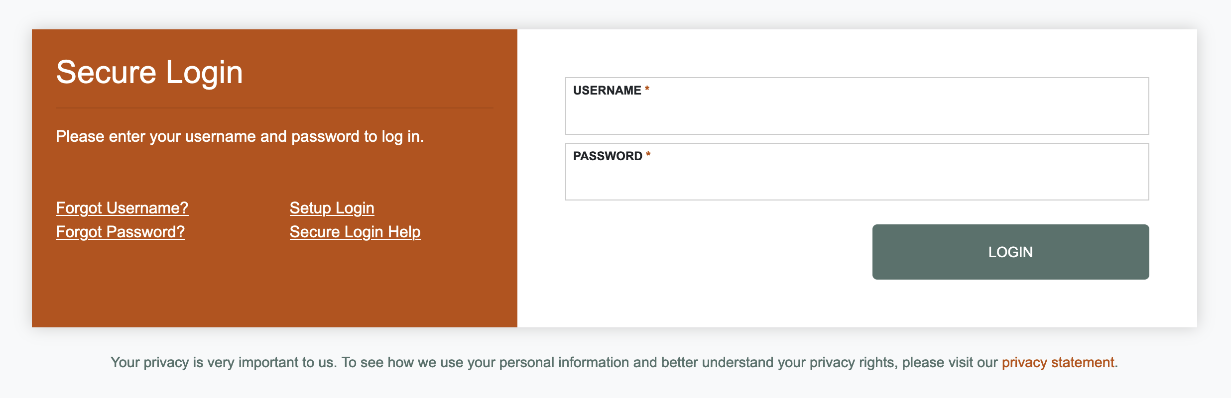 TaxAudit Login Screen