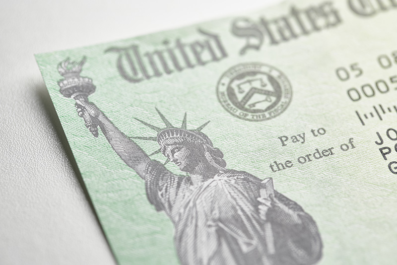 United States Treasury Check