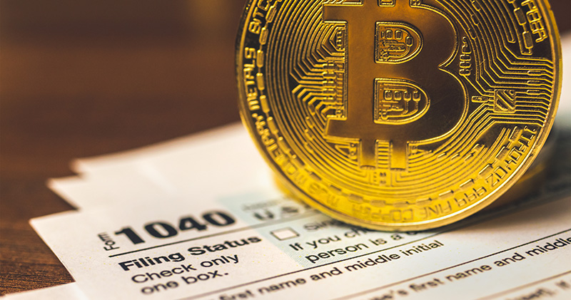 Cryptocurrency Coin on 1040 Tax Return