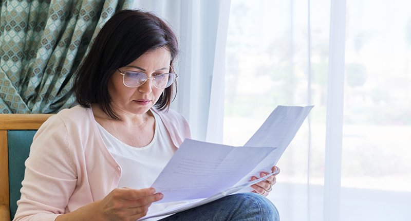 Woman Reading Letter